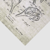 ヴィンテージ1920sゴルフクラブ特許イラストレーション 薄葉紙 (詳細)