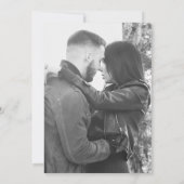 ヴィンテージ1920sデコブラック金ゴールド写真結婚s セーブザデート (裏面)