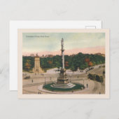 ヴィンテージ1920sニューヨークシティマンハッタン ポストカード (正面/裏面)