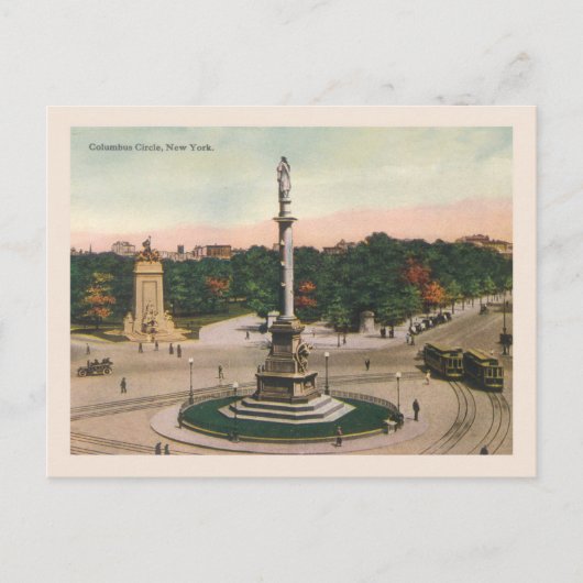 ヴィンテージ1920sニューヨークシティマンハッタン ポストカード (正面)