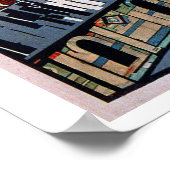 ヴィンテージ1920sピサ旅行イタリアン旅行 ポスター (角)