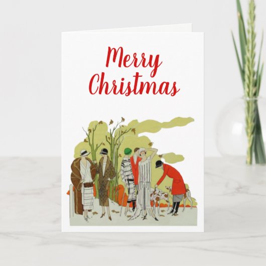 ヴィンテージ1920sファッションドレスキツネ狩り#2 シーズンカード (正面)