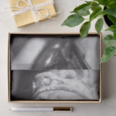 ヴィンテージ1920sフラッパーガールズポートレートティッシュペーパー 薄葉紙 (ギフト)