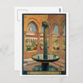 ヴィンテージ1920sモレイタリアンーレ旅行広告 ポストカード (正面/裏面)