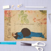 ヴィンテージ1920s最新パリのファッション 薄葉紙 (クラフト)