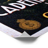 ヴィンテージ1920s湖コモゴルフ旅行イタリアン広告 ポスター (角)