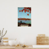 ヴィンテージ1920s湖マッジョーレイタリアンストラベル ポスター (キッチン)