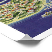 ヴィンテージ1920s鍵西フロリダ旅行プロモーション ポスター (角)