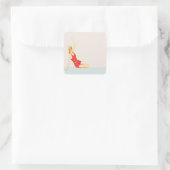 ヴィンテージ1920s 1930sビーチのフラッパー スクエアシール (バッグ)