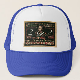 ヴィンテージ1921 2 Mark Notgeld Banknote Trucker Hat キャップ