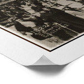 ヴィンテージ1922アトランティックシティボードウォーク写真 ポスター (角)