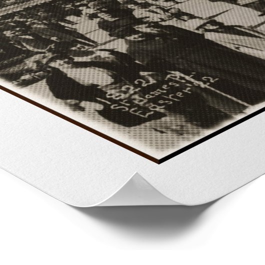 ヴィンテージ1922アトランティックシティボードウォーク写真 ポスター (角)