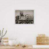 ヴィンテージ1922アトランティックシティボードウォーク写真 ポスター (キッチン)