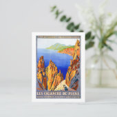 ヴィンテージ1923レカランシュデピアナトラベフランスのル ポストカード (スタンド正面)