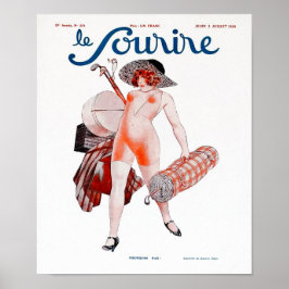 ヴィンテージ1924ゴルフプリント ポスター