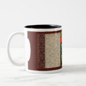 ヴィンテージ1925ウベロブランドコーヒーマグ ツートーンマグカップ (左)