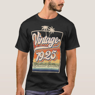 ヴィンテージ1925クラシックレトロ97番目誕生日97年 Tシャツ