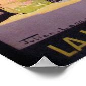 ヴィンテージ1925ラロレーヌピトレスクフランスのトラベル ポスター (角)