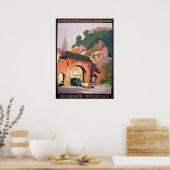 ヴィンテージ1925ラロレーヌピトレスクフランスのトラベル ポスター (キッチン)