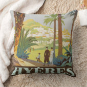 ヴィンテージ1925 フランスのRiviera – 大枕 クッション (ブランケット)