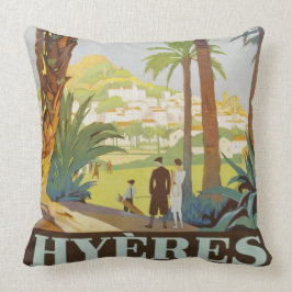 ヴィンテージ1925 フランスのRiviera – 大枕 クッション