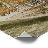 ヴィンテージ1927ハウスデザインプリント外装 ポスター (角)