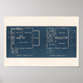 ヴィンテージ1927ハウスデザイン10A5プリントインテリア ポスター (正面)