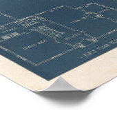 ヴィンテージ1927ハウスデザイン10A7レイアウトプリント ポスター (角)