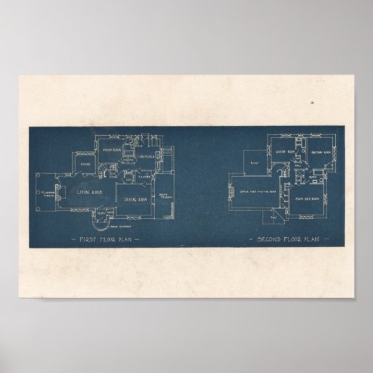 ヴィンテージ1927ハウスデザイン10A8プリントレイアウト ポスター (正面)