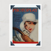 ヴィンテージ1927ハリウッド映画雑誌の表紙 ポストカード (正面)