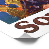 ヴィンテージ1928クレーター湖南太平洋旅行 ポスター (角)