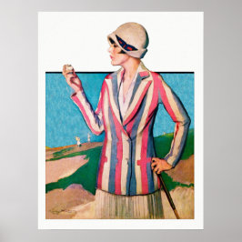 ヴィンテージ1928ゴルフプリント ポスター