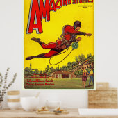 ヴィンテージ1928 "Amazing Stories"漫画 ポスター (キッチン)