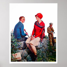 ヴィンテージ1929ゴルフプリント ポスター