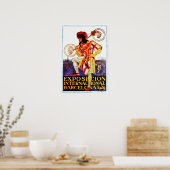 ヴィンテージ1929バルセロナ博国際的覧会 ポスター (キッチン)