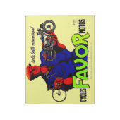「ヴィンテージ1930のアールデコフランスのサイクル広告」 ノートパッド (回転)