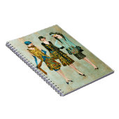 ヴィンテージ1930のファッションイラストレーション ノートブック (右側)