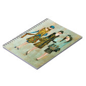 ヴィンテージ1930のファッションイラストレーション ノートブック (左側)