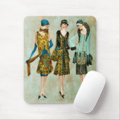 ヴィンテージ1930のファッションイラストレーション マウスパッド (マウス)