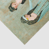 ヴィンテージ1930のファッションイラストレーション 薄葉紙 (詳細)