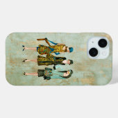 ヴィンテージ1930のファッションイラストレーション Case-Mate iPhoneケース (裏面 (横))