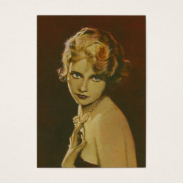 ヴィンテージ1930のファッション・ビジネスACEOカード