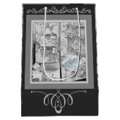 ヴィンテージ1930のベビー店の窓衣人形 ミディアムペーパーバッグ (裏面)