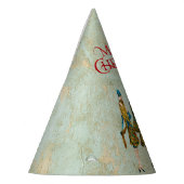 ヴィンテージ1930の女性のクリスマスグリーティング パーティーハット (左)