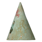 ヴィンテージ1930の女性のクリスマスグリーティング パーティーハット (右)