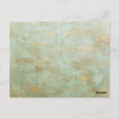 ヴィンテージ1930の女性のクリスマスグリーティング ポストカード (裏面)