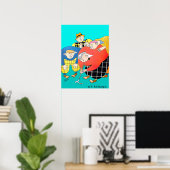 ヴィンテージ1930ゴルフプリント ポスター (ホームオフィス)