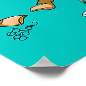 ヴィンテージ1930ゴルフプリント ポスター (角)