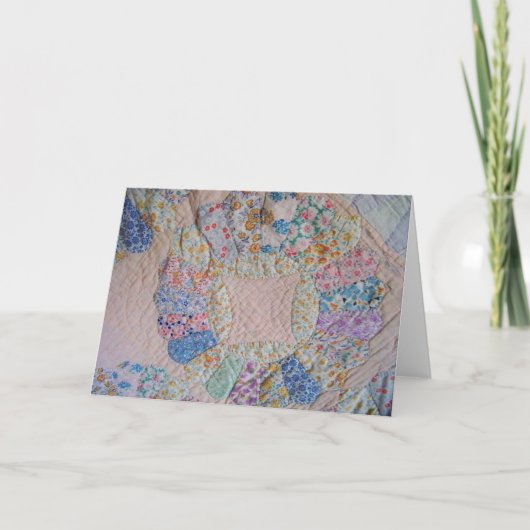 ヴィンテージ1930ズドレスデンプレートノテカード カード (正面)