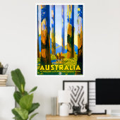 ヴィンテージ1930パーシーTrompfオーストラリア旅行 ポスター (ホームオフィス)